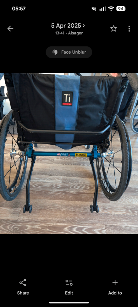 Ti Lite wheelchair 