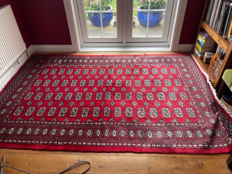 Red Bokhara rug - John Lewis