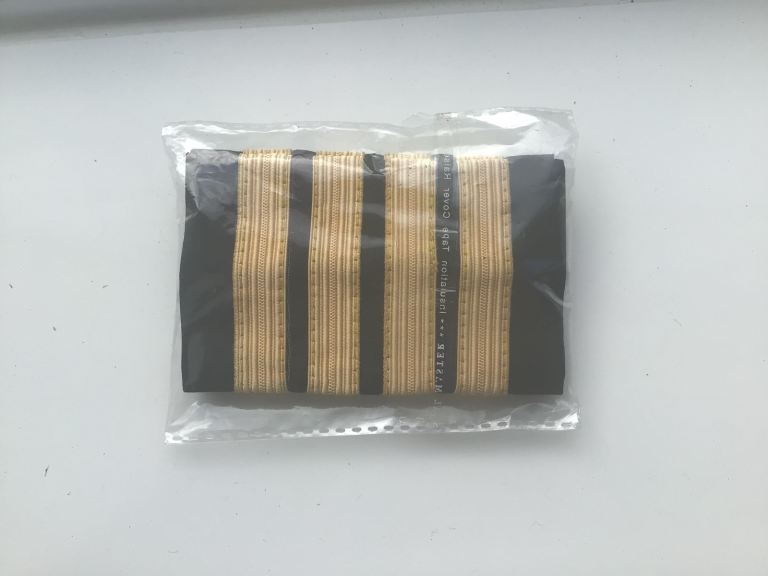A pair of 4 bar Pilot epaulets 