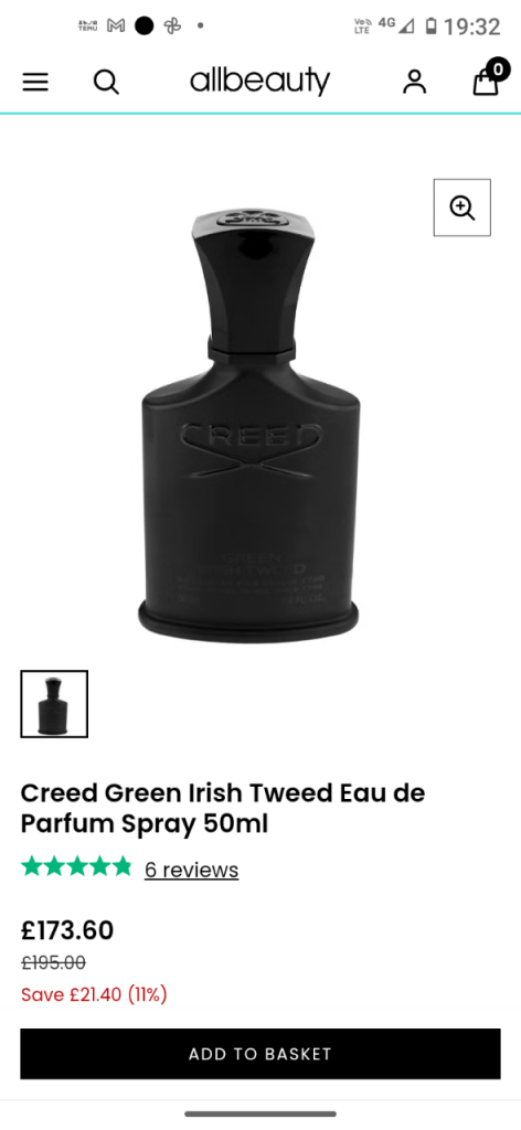 Aftershave CREED IRISH TWEED