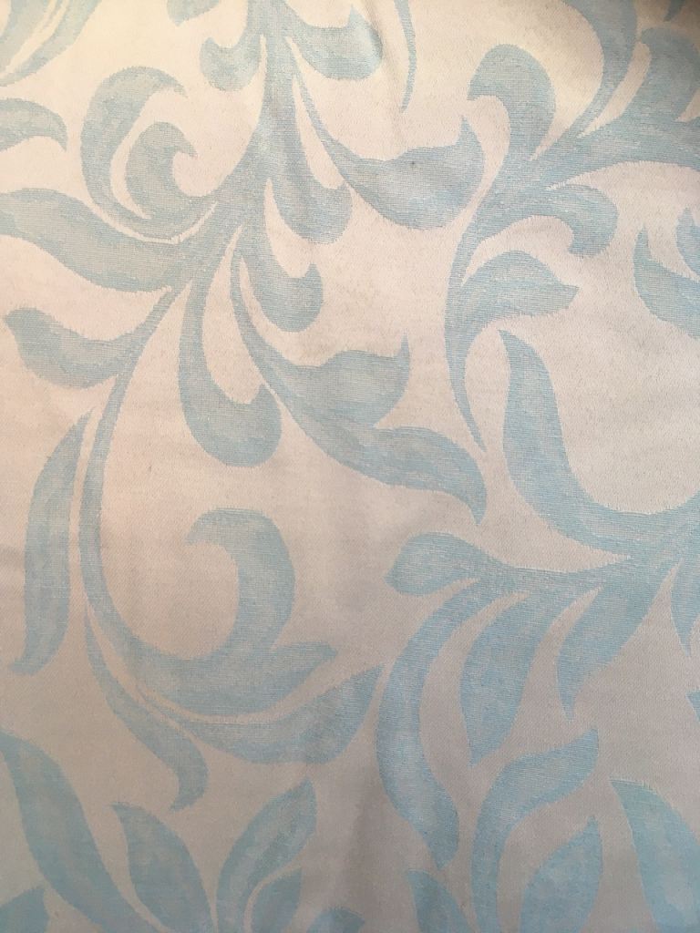 Set of 5 x Beautiful cream & duck egg Blue soft cushions (with washable covers)