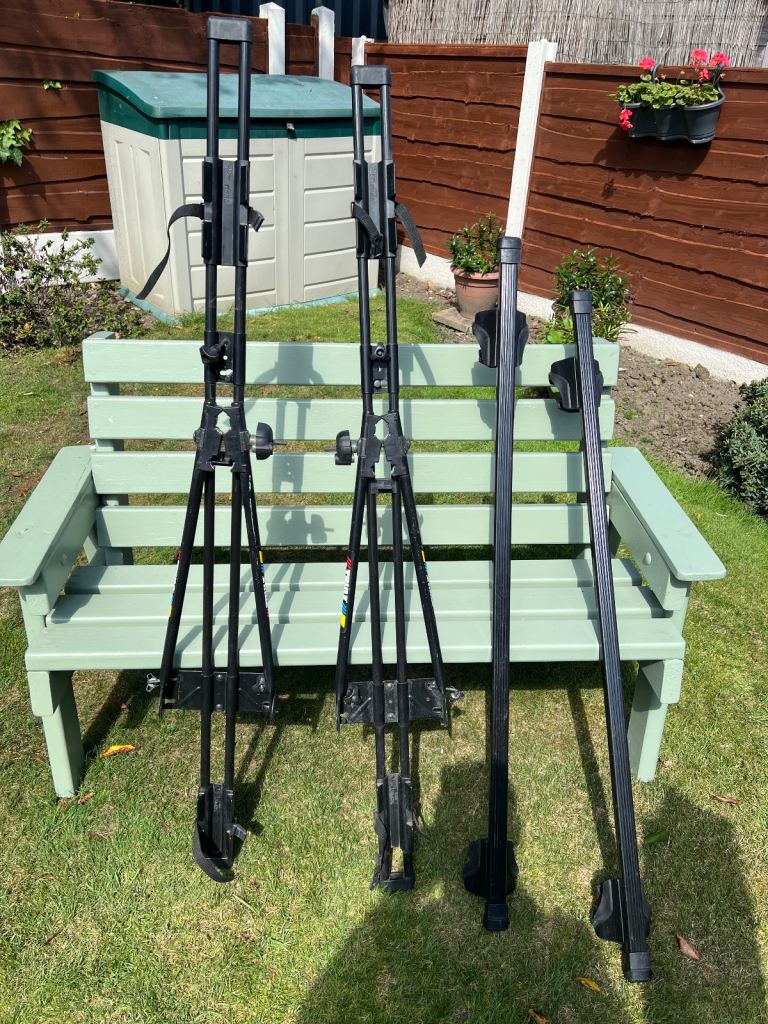 Thule roof bars & bike carriers. 