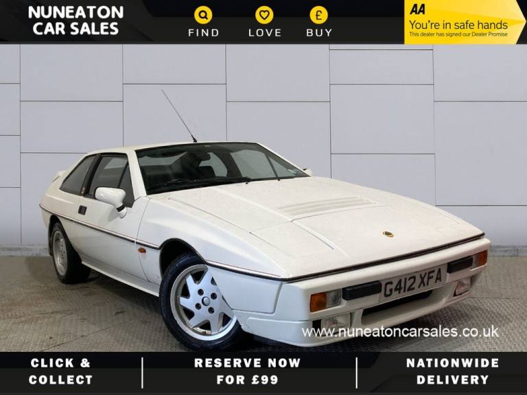 1989 Lotus Eclat 2.2 EXCEL 2d 160 BHP Coupe Petrol Manual