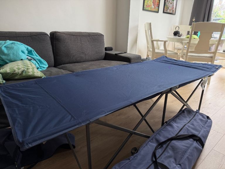 FREE Camping Fold Up Bed with Carry Bag – Good Condition