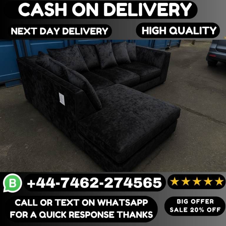 Crushed Velvet Sofas — Soft, Stylish & Elegant