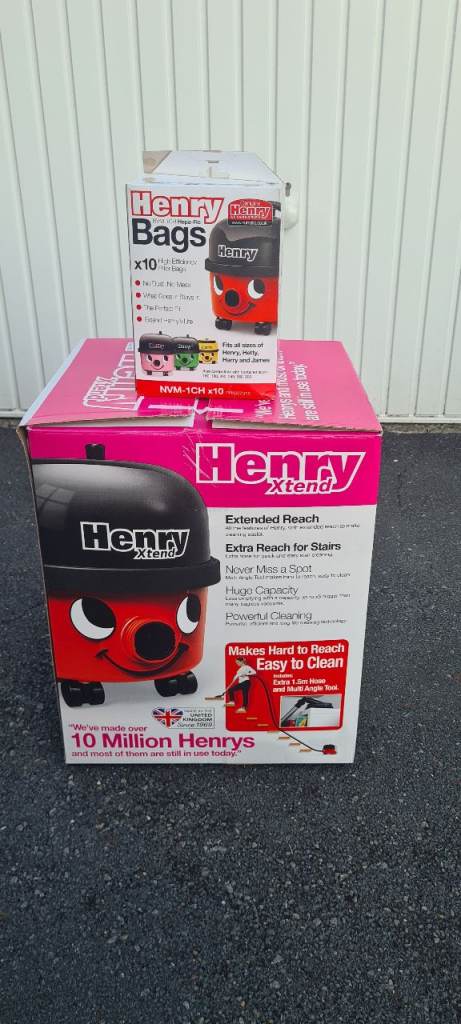 Brand New Henry Xtend Vacuum Cleaner - Red