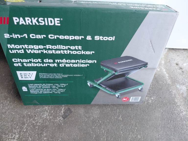 Parkside 2 in1 creeper stool