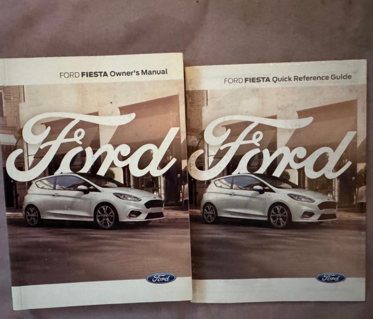 Ford Fiesta 2018 onwards, owner manual and case