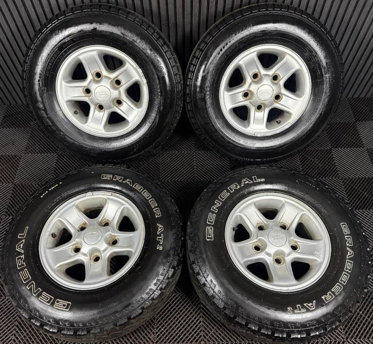 16'' GENUINE LAND ROVER DEFENDER BOOST 5 SPOKE WHEELS TYRES - L316