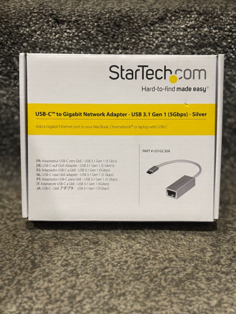 StarTech USB-C to Gigabit Network Adapter - Silver US1GC30A StarTech