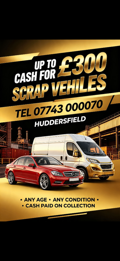 Huddersfield scrap vehicle buyer 