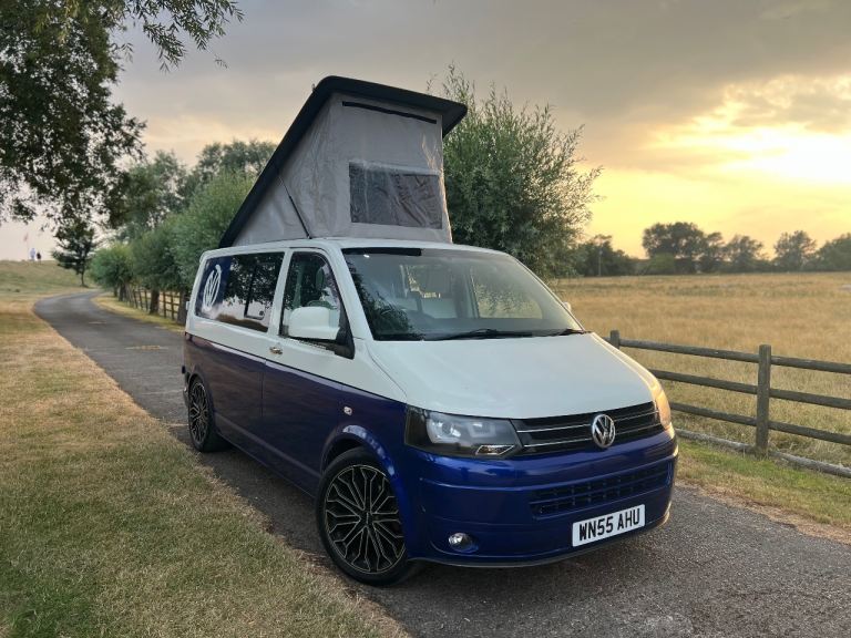 VW T5 TRANSPORTER 4‑BERTH POP‑TOP CAMPERVAN