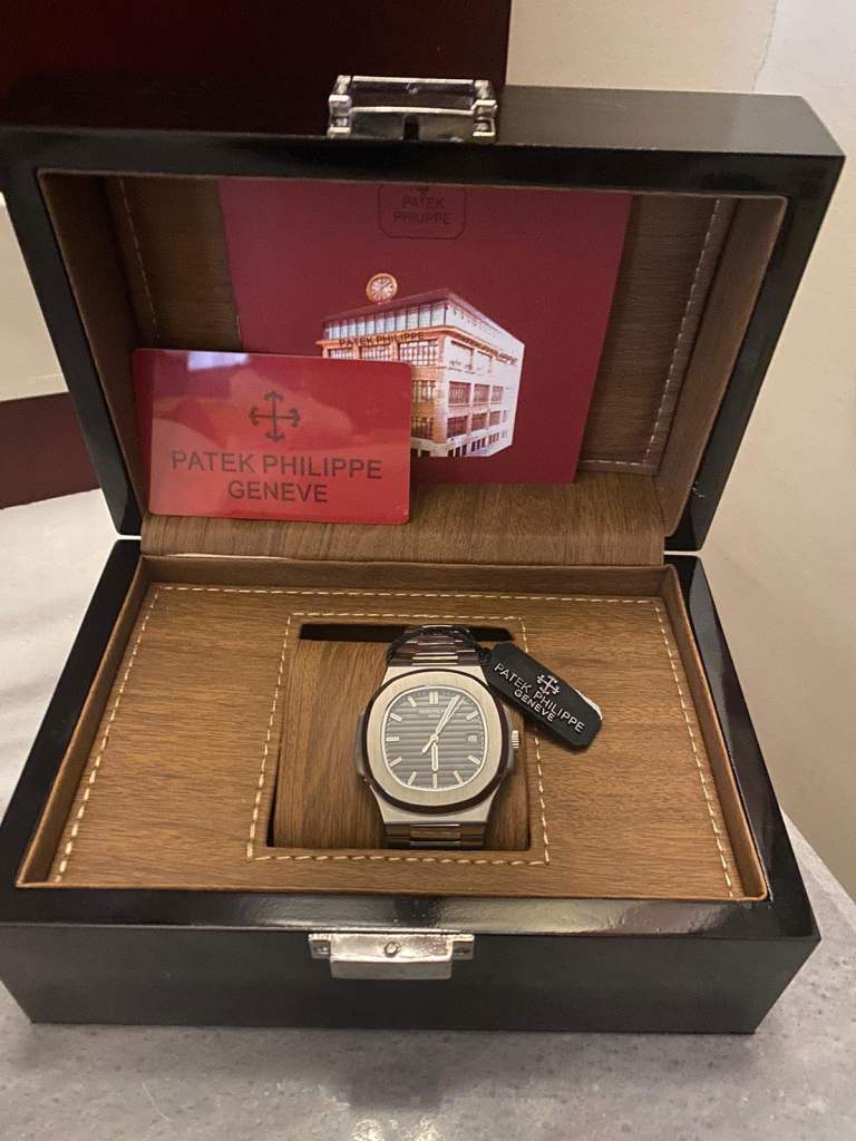 Patek Phillipe Nautilus 4 as new unworn with papers etc , , £65,000.00 ...
