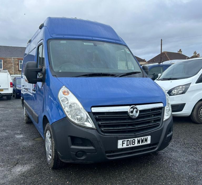 2018 Vauxhall Movano 2.3 CDTi BiTurbo H3 Van 145ps BI-TURBO BLUINJN EURO6 START-STOP   PANEL VAN ...