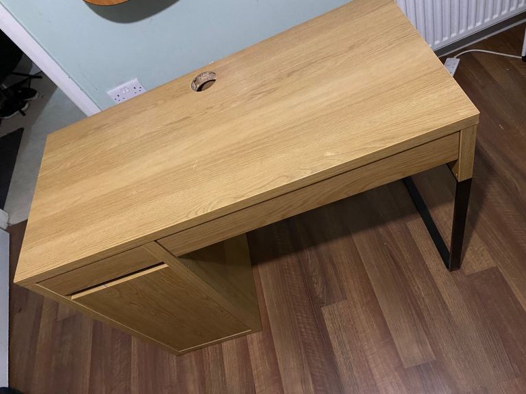 IKEA Micke desk - brown oak effect