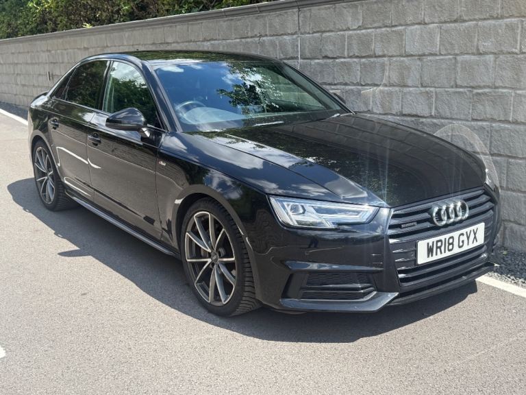 2018 AUDI A4 2.0 TDI S LINE QUATTRO BLACK EDITION 