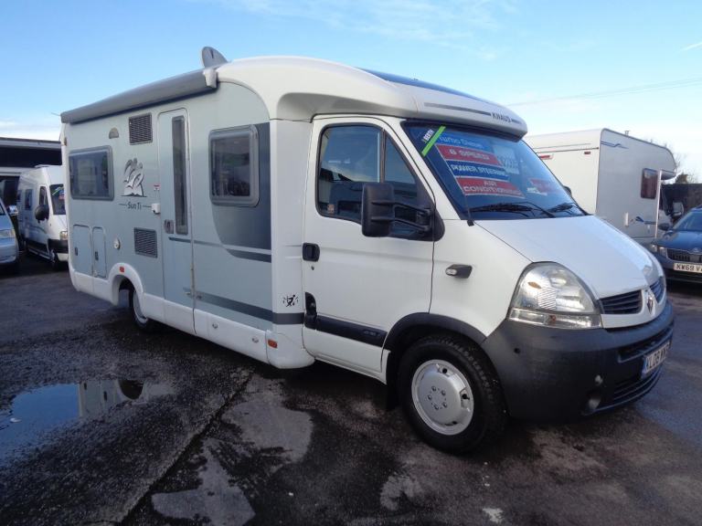 Knaus Sun Ti 650 MF 3 Berth Renault Traffic Cab Air con DIESEL MANUAL 2008