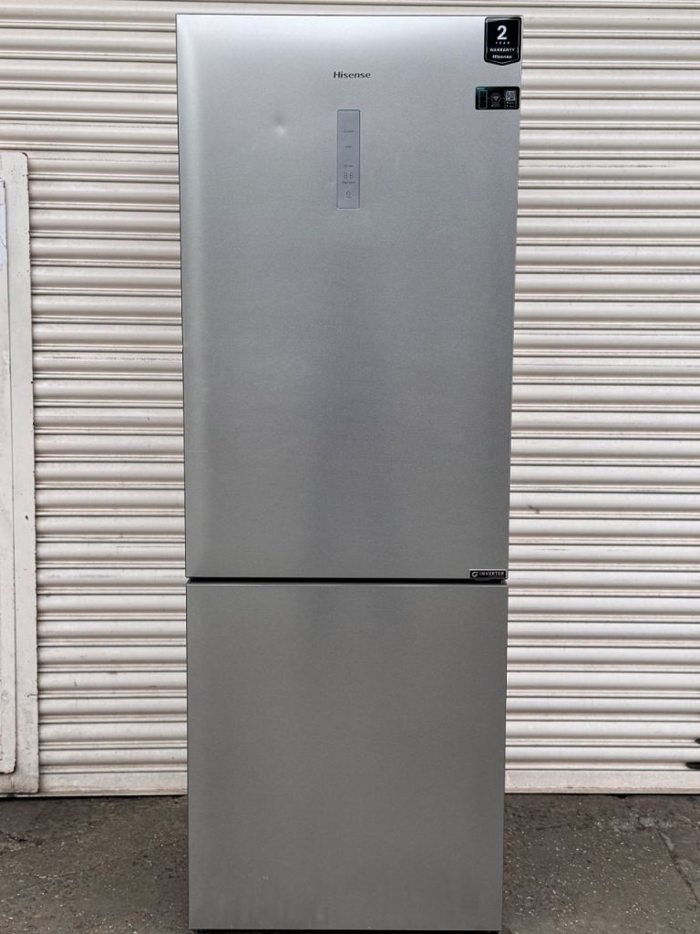 Hisense frost free fridge freezer graded never used 3 months warranty 