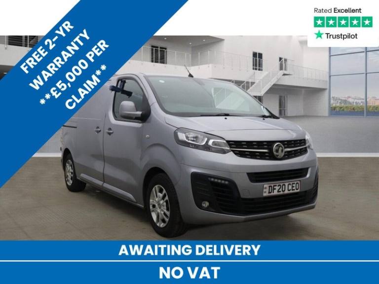 2020 Vauxhall Vivaro 2700 1.5d 120PS Sportive H1 Van PANEL VAN DIESEL Manual