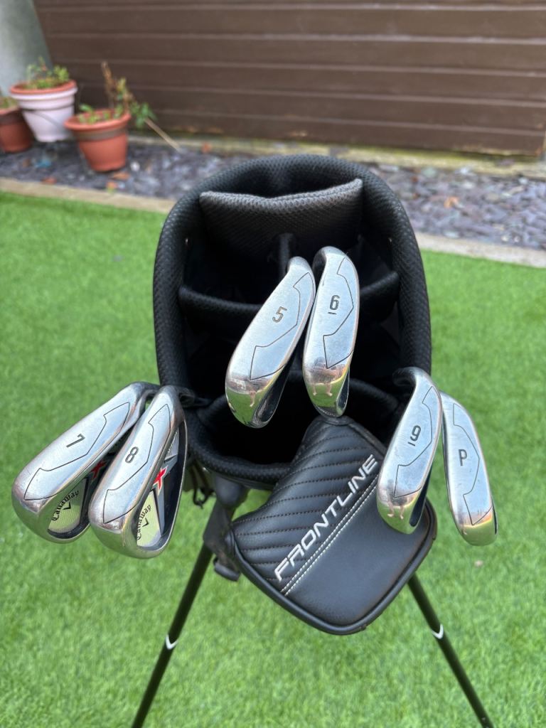 Callaway Golf Set with Irons, Putter, and Bag – Good Condition