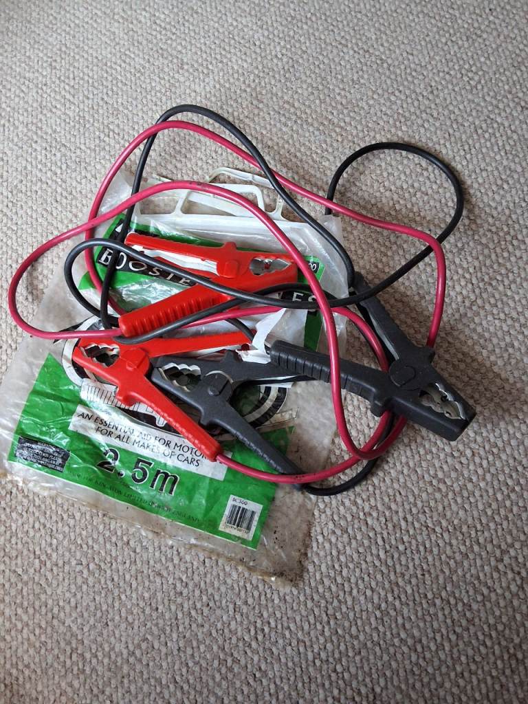 Car Battery Heavy Duty Jumper Cables 2.5m