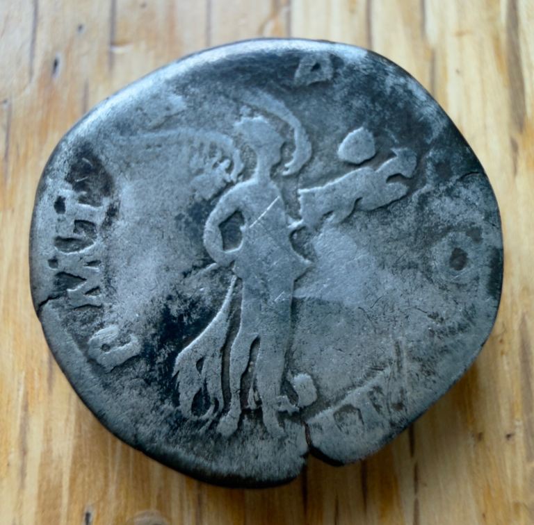 Roman coin silver denarius  Hadrian