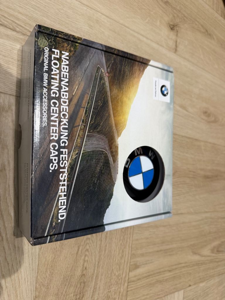 Genuine BMW Floating Wheel Centre Caps 68mm Set of 4 OEM New & Sealed