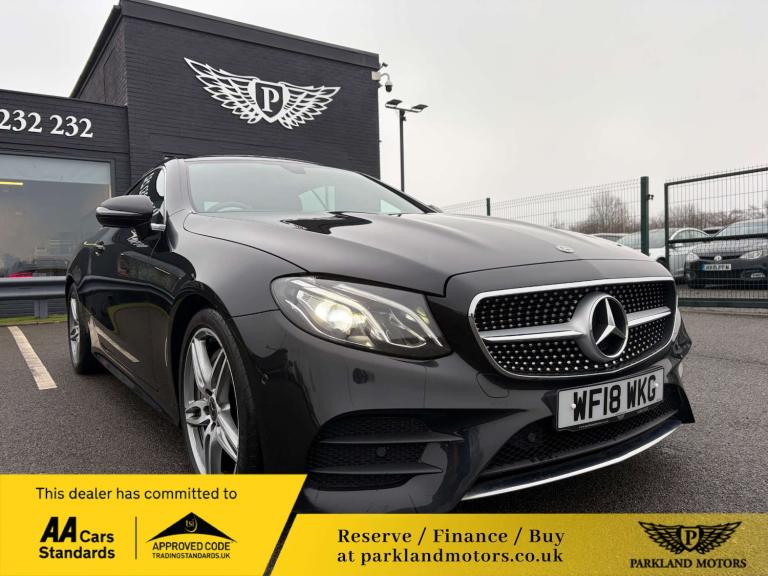 2018 Mercedes-Benz E Class 2.0 E 300 AMG Line Auto 2dr Coupe Petrol Automatic