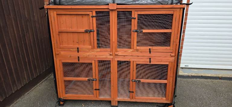 5ft Double Hutch 153 X 65 X 123 cm