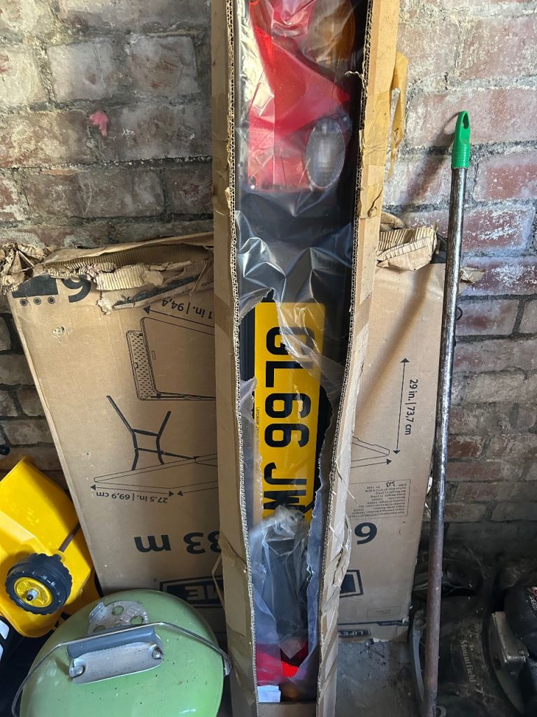 Original Jaguar part- trailer board with all electrics. Brand new