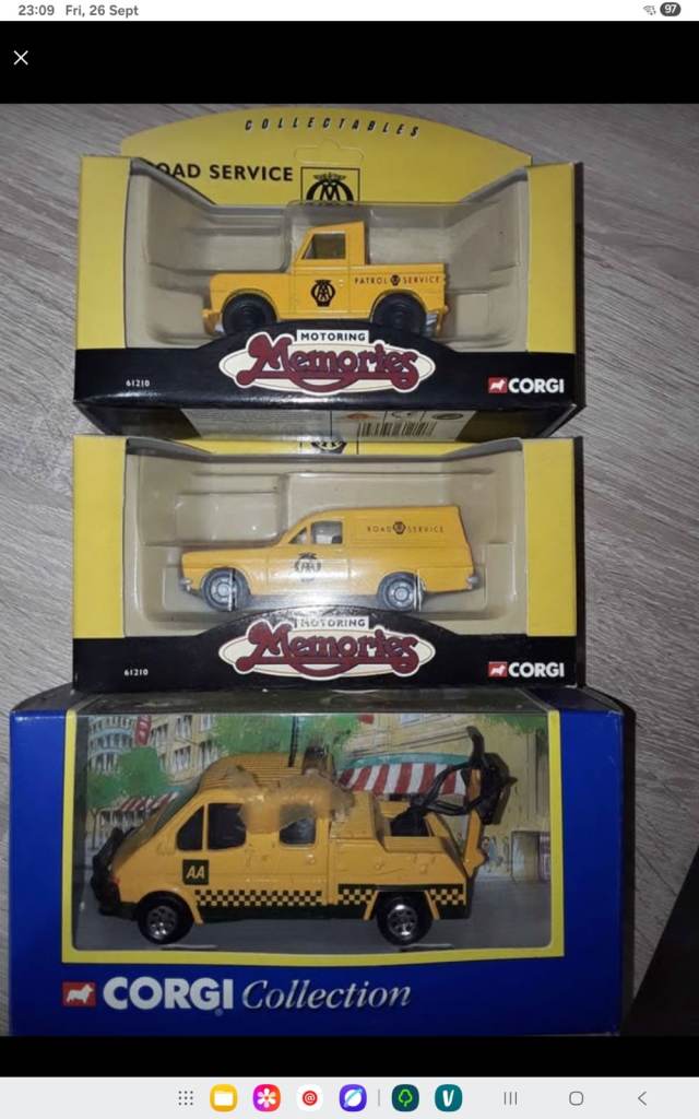 Corgi AA vehicles 