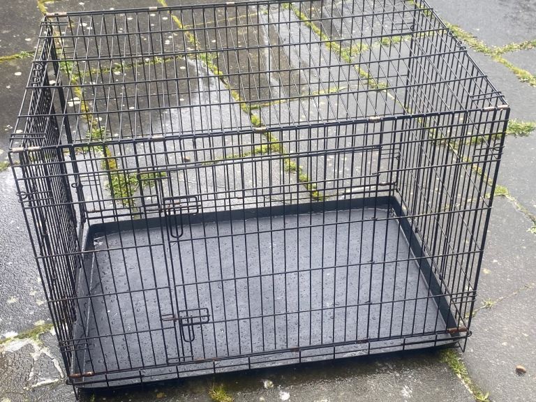 Quick sale XL dog crate for sale @44