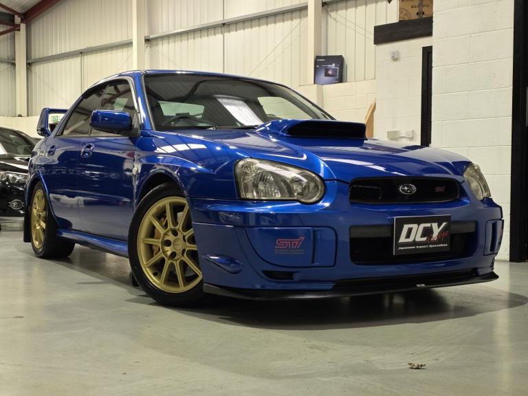 SUBARU IMPREZA WRX STI 2.0L JDM WIDE TRACK TWIN SCROLL Blue Manual Petrol 2004