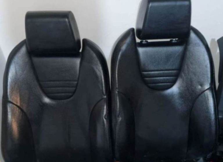 Recaro black leather sports heated seats (fords)