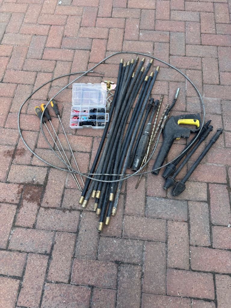 Plumber Rods and karcher bits – Good Condition