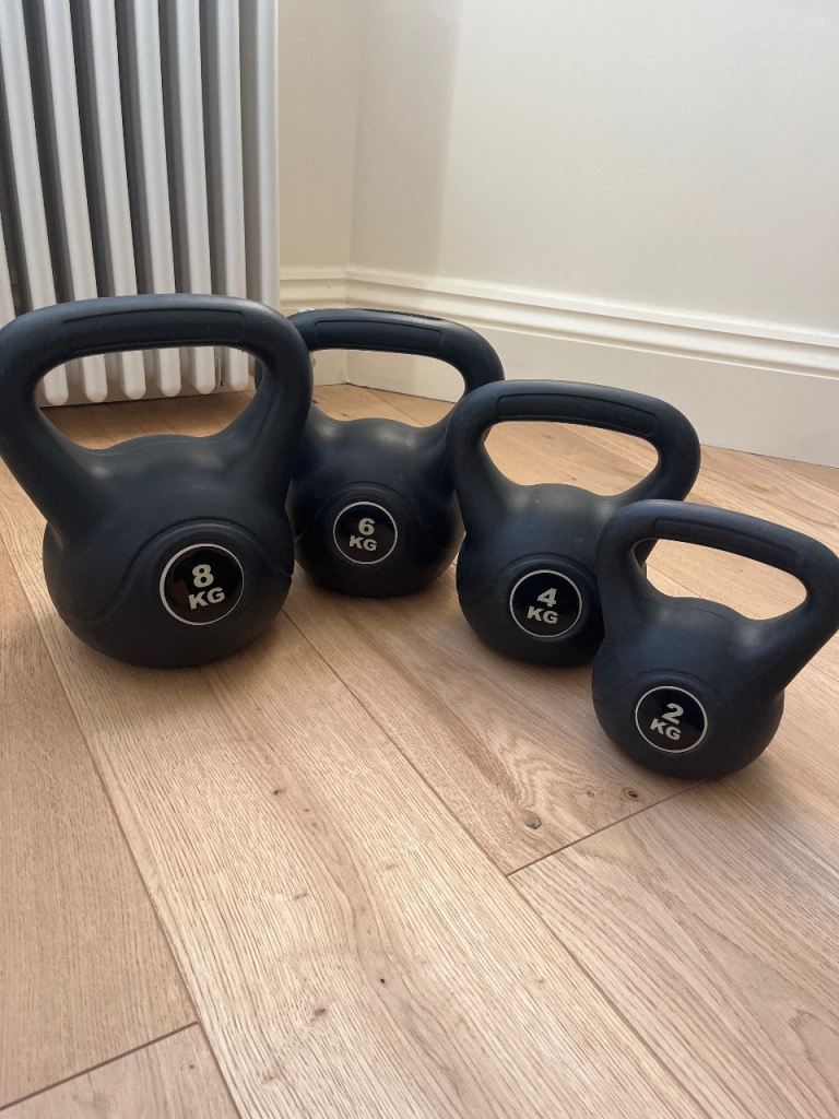 Kettlebell set 2kg 4kg 6kg 8kg - North London - N15/N4/N8