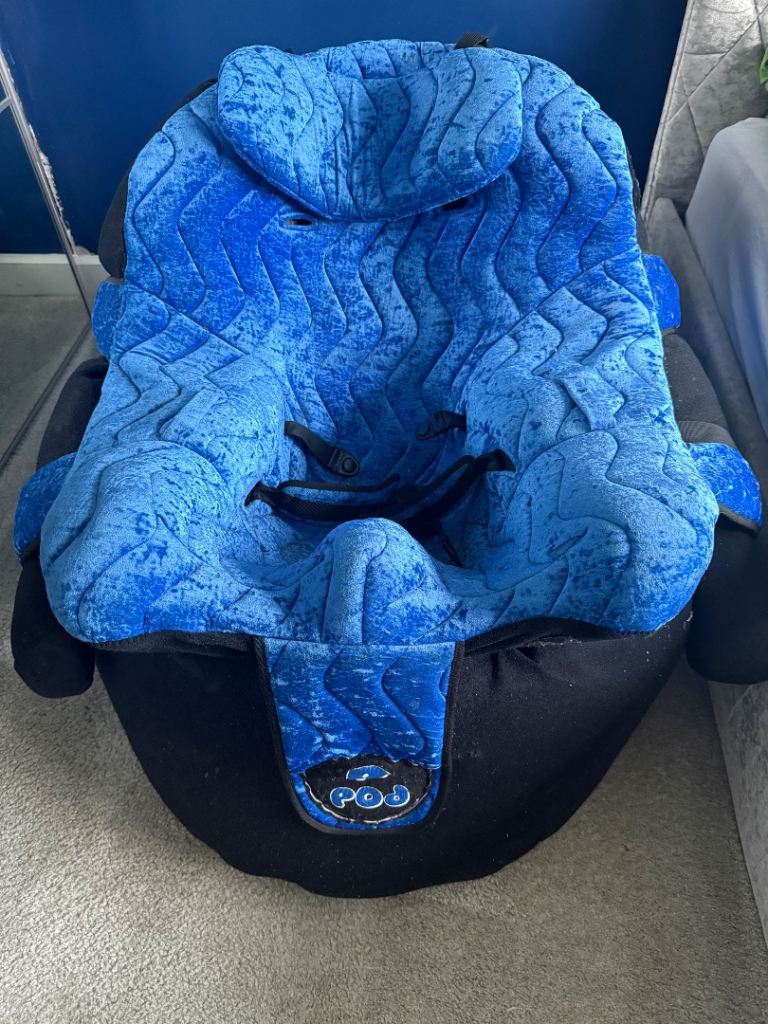 Blue P-Pod Chair for disabled special needs child