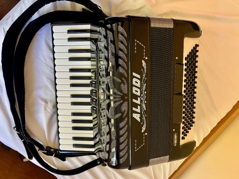 Fantini Professional Allodi 96 Bass 34 Treble Keys Piano Accordion