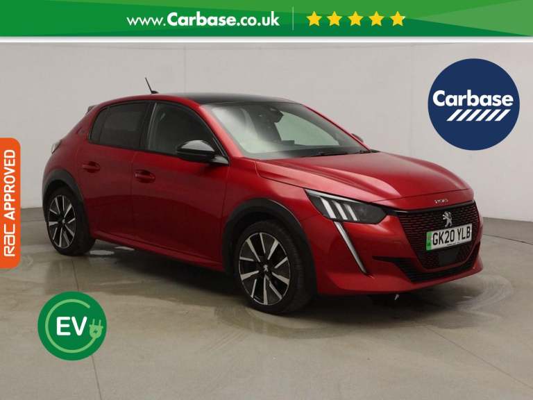 2020 Peugeot E-208 50kWh GT Line Hatchback 5dr Electric Auto (136 ps) Hatchback ELECTRIC Automatic