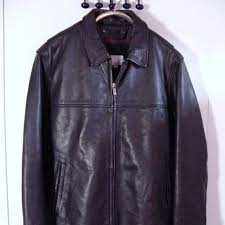 La Risso Leather Jacket - purple lining - Rare, made in Bali - VGC