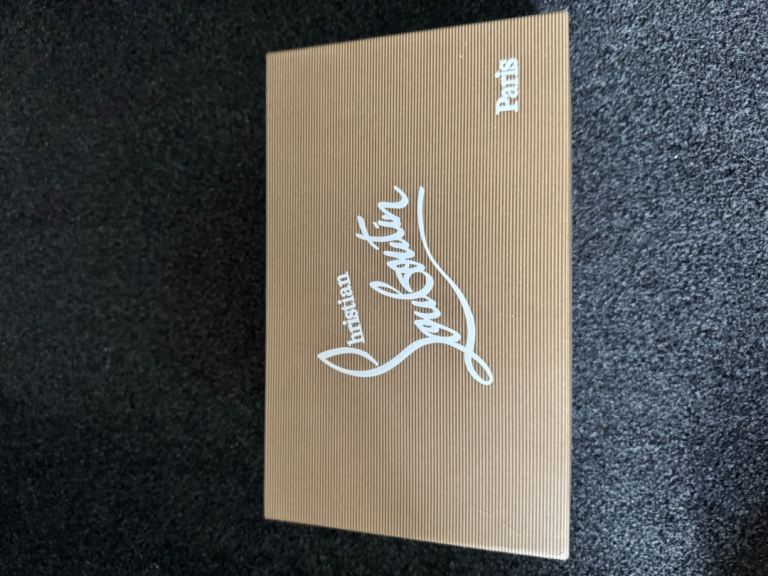 Christian Louboutin Suede Trainers - Black, Brand New