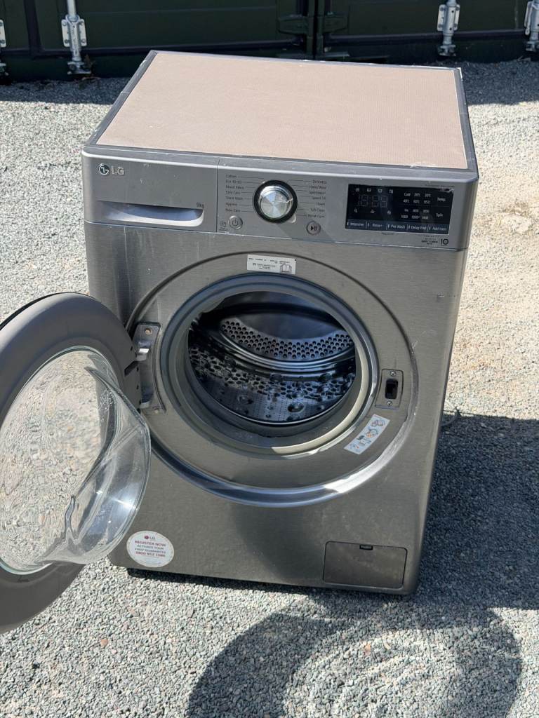 LG Direct Drive Washing Machine - Grey/Silver