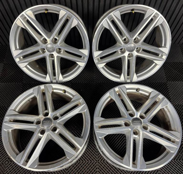 19'' GENUINE AUDI Q5 5 DOUBLE SPOKE S LINE ALLOY WHEELS TYRES ALLOYS