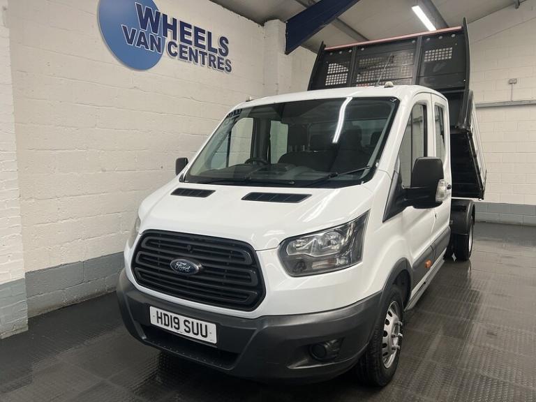 2019 Ford Transit 2.0 350 EcoBlue Tipper Double Cab 4dr Diesel Manual RWD L3 H1 Euro 6 (DRW)  Tip...
