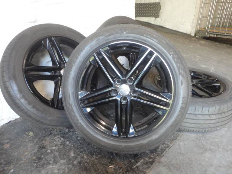 GENUINE AUDI Q3 Q5 19 INCH ALLOY WHEELS 5x112 AUDI WHEELS