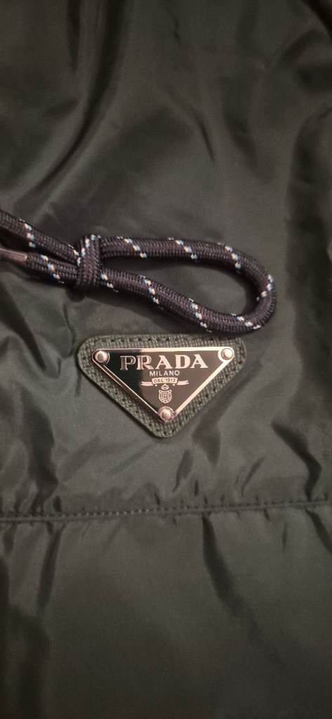 Prada Green Nylon Hooded Jacket – As Good As New, £65.00 for Sale