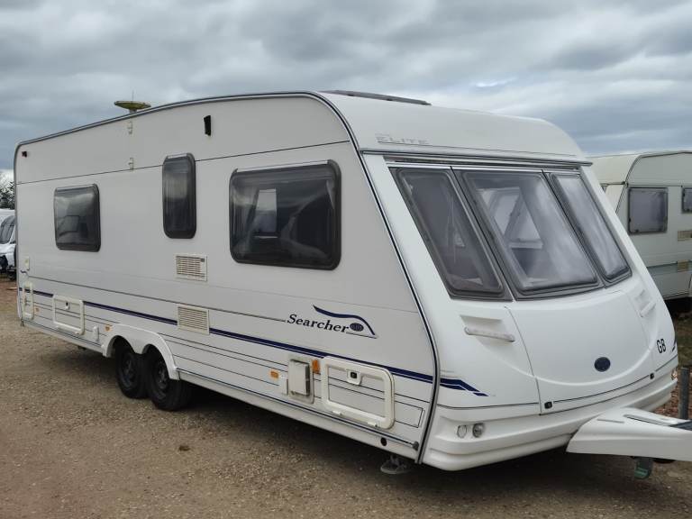 Sterling (Swift group) Elite 4 berth TWIN AXLE FIXED BED caravan Isabella awning