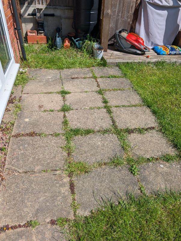 Free paving slabs.