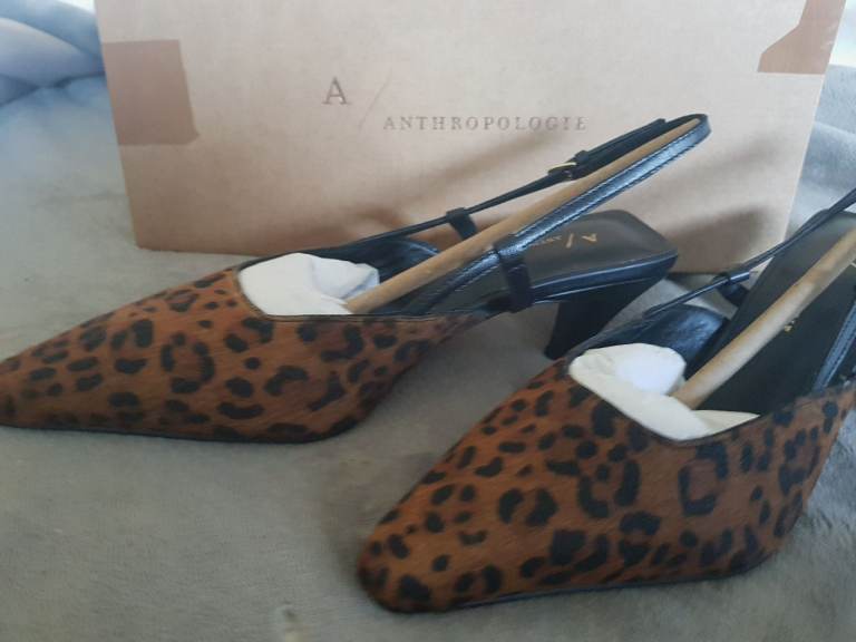image for Anthropologie Pointy Slingback Heels BNIB – Size 3 – Xmas / Gift (Carlisle)