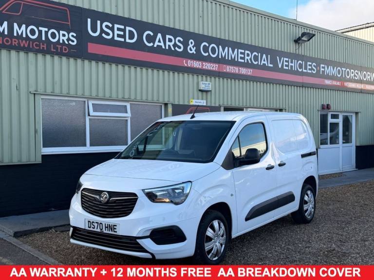 2020 70 VAUXHALL COMBO 1.6 TURBO D 2300 SPORTIVE PANEL VAN 4DR DIESEL MANUAL L1 